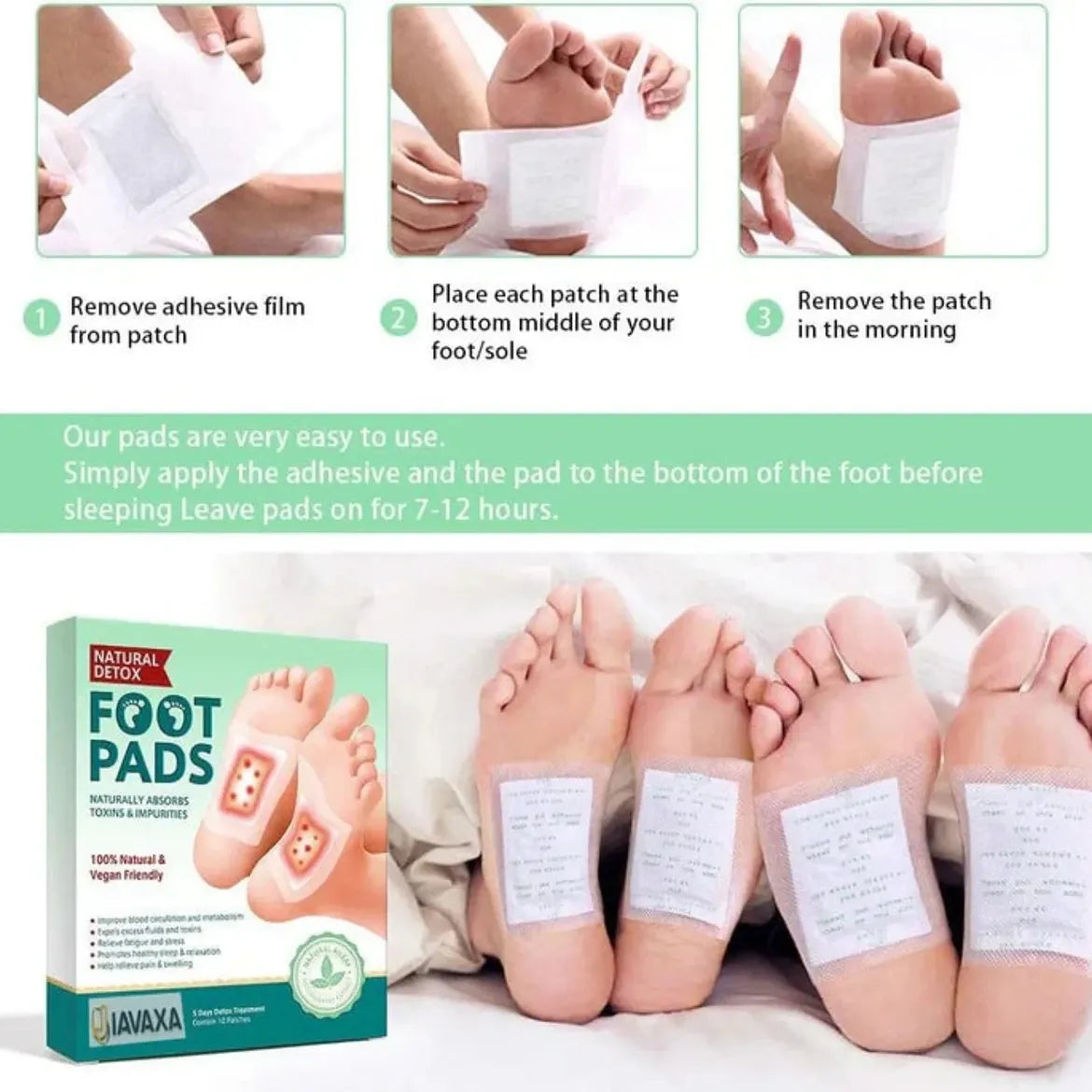 🔥Real Detox Foot Pads Original  | 40 Patches | Buy 1 Get 3 FREE
